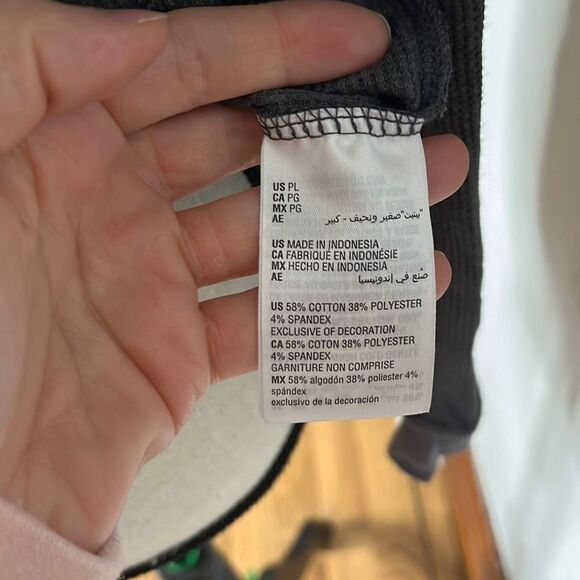 Style & Co Womens Knitted Sweater Waffle Pullover Charcoal Black Size Large NWT - Picture 9 of 10